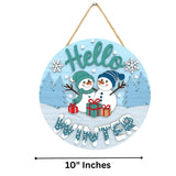 गैलरी व्यूवर में इमेज लोड करें, Webelkart Merry Christmas Wooden Wall Hanging Ornaments for Home Decor | Living Room | Office | Christmas Party,Wall Hanging (10&quot; Inches)