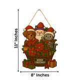 Load image into Gallery viewer, Webelkart Premium Christmas Wall Hanging for Home Decor, Christmas Decorative Item,Hanging Ornaments for Decoration (11 x 8 Inches)