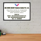 Load image into Gallery viewer, Webelkart Antique Customised Acrylic House Name Plate For Home Entrance Outdoor Home Decor Item - 12 x 8 inche Customized name plate