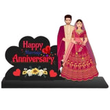 Load image into Gallery viewer, JaipurCrafts Customized Couple Marriage Anniversary for Love,Table Decorative Showpiece for Home Decor, for Wife, Husband (12 "Inches)