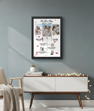 Load image into Gallery viewer, JaipurCrafts Personalized Couple Love Story Photo Frame, Custom Timeline Wall Art with Names &amp; Dates, Anniversary Wedding Valentine Gift, 11 x 8 Inches, Wood