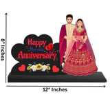 Load image into Gallery viewer, JaipurCrafts Customized Couple Marriage Anniversary for Love,Table Decorative Showpiece for Home Decor, for Wife, Husband (12 "Inches)