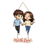 Load image into Gallery viewer, Webelkart Premium Couple Wall Hanging for Home Decor | Couple Gifts Forever Together Couple Design,Valentine Gift Item for Girlfriend/Boyfriend/Husband Wife Living Room Decoration (4)