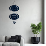 Load image into Gallery viewer, Webelkart Unique Family Designer Customised Wall Hanging, Name Plate For Home Entrance outdoor, Wooden Hanging House Name Plate - (23 x 11 inches)