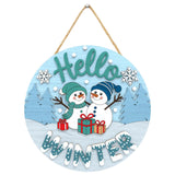 गैलरी व्यूवर में इमेज लोड करें, Webelkart Merry Christmas Wooden Wall Hanging Ornaments for Home Decor | Living Room | Office | Christmas Party,Wall Hanging (10&quot; Inches)