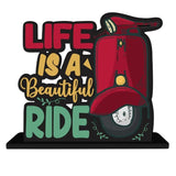 Load image into Gallery viewer, Webelkart Designer Rakhi with Life Is A Beautiful Ride Table Decor Rakhi Combo Pack | Rakhi For Bhaiya Bhabhi | Rakhi For Brother Kids Rakhi With Roli Chawal Best Wishes Card For Rakshabandhan - JaipurCrafts