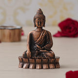 गैलरी व्यूवर में इमेज लोड करें, JaipurCrafts Premium Lord Metal Gautam Buddha Statue of Sakyamuni Statue Showpiece for Home/Office Decor |Decorative Items for Home- Car Dashboard Idols (3.5&quot; Inches Copper Color)