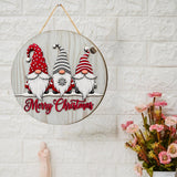 Load image into Gallery viewer, Webelkart Beautiful Merry Christmas Printed Wall Hanging/Door Hanging for Christmas Decorations Items-Gift Items Wall Hanging Decor Santa Hanging (10&quot; Inches)