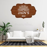 Load image into Gallery viewer, Webelkart Premium Wooden Custom Name Plate For Home Entrance,Wood House Name Plate,Home Entrance Outdoor Decor Item (12 x 7" Inches) customized name plate