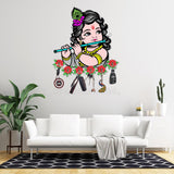 Load image into Gallery viewer, Webelkart Beautiful Krishna Designer Wooden Key Holder for Home/Office Decor/Key Hanger for Wall Decor,Key Holder for Home,Diwali Decorative Item (10" Inches)