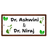 Load image into Gallery viewer, Webelkart Acrylic Customised Name plate for Home Entrance Outdoor, Personalised Office name plates for home - Home Decor Item (12 x 6&quot;Inches)