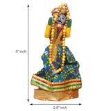 गैलरी व्यूवर में इमेज लोड करें, JaipurCrafts Handmade Multicolor Rajasthani Kisan Dolls Figurine Multicolour Recycled Material Decorative Figurines for Home Office Decor Decorative (Rajasthani Puppets-1)