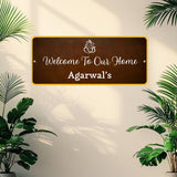 गैलरी व्यूवर में इमेज लोड करें, Webelkart Acrylic Customized House Name Plate For Home Entrance Outdoor - Door name plates | Name Plate For Home, Office &amp; Outdoor Entrance (8 x 4 inches)