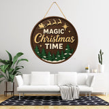 Load image into Gallery viewer, Webelkart Antique Merry Christmas Printed Wall Hanging/Door Hanging for Home and Christmas Decorations,Wall Hanging (10&quot; Inches)
