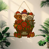 Load image into Gallery viewer, Webelkart Premium Christmas Wall Hanging for Home Decor, Christmas Decorative Item,Hanging Ornaments for Decoration (11 x 8 Inches)