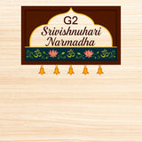 Load image into Gallery viewer, Webelkart Customised House Name Plate For Home Entrance Outdoor - Wooden Door name plates | Name Plate For Home, Office &amp; Home Entrance (14 x 10 inches)