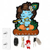 Load image into Gallery viewer, Webelkart Premium Cute Krishna Key Holder for Home/Office Decor/Key Hanger for Wall Decor,Decorative Item for Home (Sky Blue)