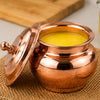 Load image into Gallery viewer, Webelkart Premium Ghee Dani with Lid | Multipurpose Ghee Storage Container | Mirror Finish Steel Pot for Kitchen | Oil,Butter &amp; Masala Storage Jar (Copper)