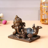Load image into Gallery viewer, Webelkart Polyresin Book Reading Ganesha murti for Home,Ganesha Idol Statue Showpiece |Decoration Items for Home Decor|Table Decorative Gifts(6&quot; Inches)