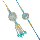 गैलरी व्यूवर में इमेज लोड करें, Webelkart Rakhi With Fridge Magnet Gift for Brother and Bhabhi,Raksha Bandhan Gift For Brother And Sister,Rakhi For Bhaiya and Bhabhi,Couple Combo Set With Greeting Card And Roli Chawal