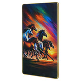 Load image into Gallery viewer, Webelkart Beautiful Seven Running Horses Wall Painting With Frame For Wall Vastu UV Print, Sunset Background Canvas Painting,Seven Horse Large Decorative Painting for Home Living Room (18" Inches)