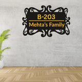 गैलरी व्यूवर में इमेज लोड करें, Webelkart Wooden Customised Name plate for home Entrance Outdoor,Name Plate For Office Entrance outdoor,Wooden Hanging House Plate - (12 x 8&quot; inches)