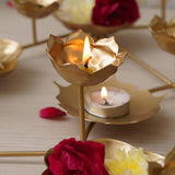 Load image into Gallery viewer, JaipurCrafts Decorative Rangoli Stand Handcrafted Diya for Diwali Decorationfor Bowl for Floating Flowers and Tea Light Candles Home and Table Decor| Urli Bowl for Home Decor