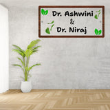 Load image into Gallery viewer, Webelkart Acrylic Customised Name plate for Home Entrance Outdoor, Personalised Office name plates for home - Home Decor Item (12 x 6"Inches)