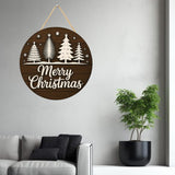 Load image into Gallery viewer, Webelkart Antique Merry Christmas Door Wall Hanging| Christmas Tree Decoration Items| Xmas Decor Hanging (10&quot; Inches)