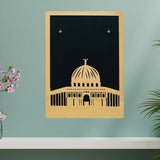 गैलरी व्यूवर में इमेज लोड करें, Webelkart Premium Set Of 3 Laser Cut Wooden Islamic Wall Art, Wall Hanging For Home/Office Decor,Muslim Wall Art For Living Room Decor,Masjid Al Aqsa,Masjid An-Nabawi,Masjid Al Kaaba