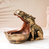Load image into Gallery viewer, Webelkart Premium Big Mouth Hippopotamus Showpiece for Home Decor | Figurine Sculpture | Hippopotamus Organizer Tray for Keys,Candy &amp; Jewelry |Animal Figurine Home for Living Room Diwali Decor 10" in