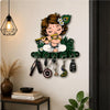 Load image into Gallery viewer, Webelkart Premium Cute Krishna Key Holder for Home/Office Decor/Key Hanger for Wall Decor,Decorative Item for Home (Green)