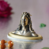 गैलरी व्यूवर में इमेज लोड करें, JaipurCrafts Premium Metal Adiyogi Shiva Statue for Home and Car Dashboard (Self Adhesive, 2.5 in) Multicolor