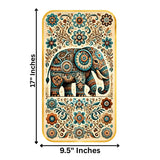 Load image into Gallery viewer, Webelkart Premium Decorative Elephant Wall Painting For Home Decor,Wooden 3D UV Printed Wall Hanging | Modern Ethnic Home Décor for Living Room, Bedroom &amp; Office (17" Inches)
