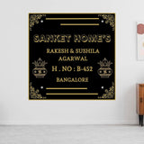 Load image into Gallery viewer, Webelkart Premium Acrylic Office Name Plate with Company Logo, Business Name Board,Office Decor Item,Name Plate For Home Entrance (12 x 12&quot; Inches)