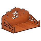 Load image into Gallery viewer, JaipurCrafts Premium OM Wooden Temple Beautiful Plywood Mandir Pooja Room Home Decor Office/Home Temple (Brown)
