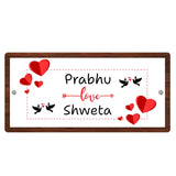 गैलरी व्यूवर में इमेज लोड करें, Webelkart Beautiful Acrylic Home Entrance Name Plate Office Name Plate Decor | Custom name plate for Office and Shops - 12 x 6 inches Home Decor Item