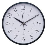 गैलरी व्यूवर में इमेज लोड करें, JaipurCrafts Premium Plastic Wall Clock for Home and Office Decor/Office Wall Clocks/Wall Clock for Living Room (Black)