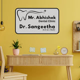 Load image into Gallery viewer, Webelkart Premium Acrylic Customised DENTIST NAME PLATE For Clinic, Outdoor House Name Plate For Home Entrance - (12 x 8 inches)