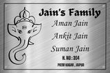 Load image into Gallery viewer, Webelkart Antique Acrylic Name Plate For Office, Customise Name Plate With Ganesh Print | Custom name plate for Shops - Plate (12 x 8 inches)
