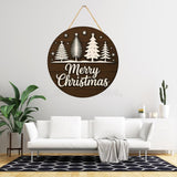 Load image into Gallery viewer, Webelkart Antique Merry Christmas Door Wall Hanging| Christmas Tree Decoration Items| Xmas Decor Hanging (10&quot; Inches)