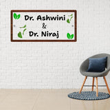 Load image into Gallery viewer, Webelkart Acrylic Customised Name plate for Home Entrance Outdoor, Personalised Office name plates for home - Home Decor Item (12 x 6"Inches)