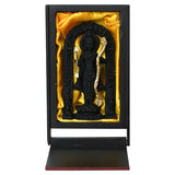गैलरी व्यूवर में इमेज लोड करें, JaipurCrafts Antique Lord Ayodhya Ram Idol Murti Showpiece | Ram ji ki Murti Lalla Statue in Ayodhya Mandir for Home and Office Decor (9.5&quot; Inches Color-Black)