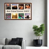 Load image into Gallery viewer, Webelkart Antique Acrylic Customised Best Friend Forever Photo Frame For Home Decor -Customised Family Frame For Gift, Door plates | Name Plate For Home &amp;Decor Item (16 x 10 Inches)