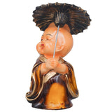 गैलरी व्यूवर में इमेज लोड करें, JaipurCrafts Little Baby Cheerish Mood Laughing Buddha with Umbrella Showpiece- 8 inches