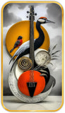 गैलरी व्यूवर में इमेज लोड करें, Webelkart Premium Modern Abstract Bird &amp; Musical Instrument Wall Art | 3D UV Printed Wooden Wall Decor | Premium Artistic Home Decoration for Living Room, Bedroom &amp; Office (17.5" Inches)