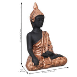 Load image into Gallery viewer, Webelkart Premium Lord Gautam Buddha Statue Showpiece for Home/Office Decor | Diwali Corporate Gifts (4.92&quot; Inches) (Bule) (Gold)