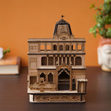 गैलरी व्यूवर में इमेज लोड करें, JaipurCrafts Premium Khatu Shyam Ji Wood Temple for Office Decoration Gift and car Dashboard Wooden Temple Pooja Room Home Decor (8.5&quot; Inches)