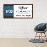 गैलरी व्यूवर में इमेज लोड करें, Webelkart Premium 12 x 6 Inhces Acrylic Home Entrance Name Plate Office Name Plate Decor | Custom name plate for Office and Shops -Home Decor Item