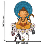 Load image into Gallery viewer, Webelkart Premium Wooden Bal Hanuman Key Holder for Home Decor, Decorative Key Hanger with 7 Hooks,Key Chain Hanger for Home Decor (10" Inches)